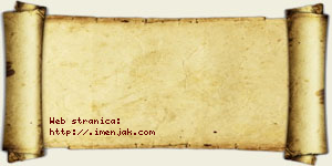 Jasmina Radojević vizit kartica